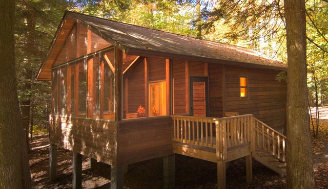 Hot Tub 2 BR Cabin in the woods New River Gorge (Cabin 2 Opossum Creek Retreat)