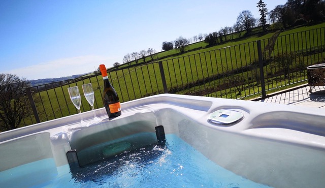Hot tub amazing views. Spa treatments available