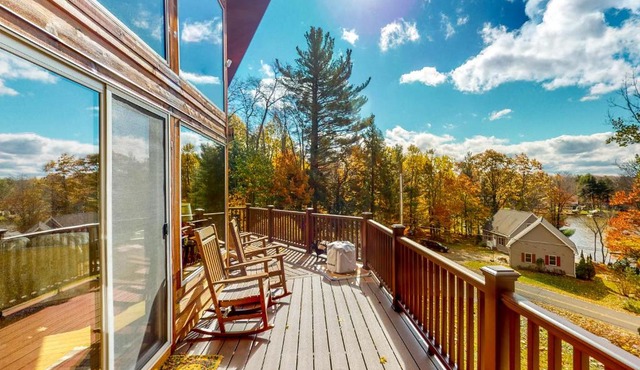 Hot Tub and Outdoor Fireplace Inviting Hinsdale Gem