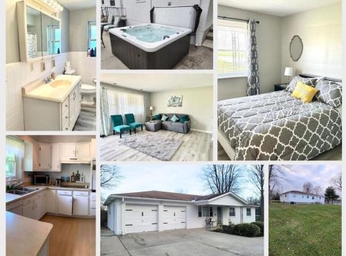 Hot tub bubbles on Butler