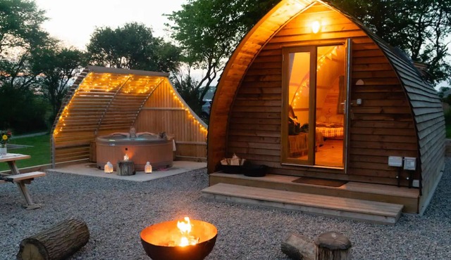 Hot Tub Cabin in North Yorkshire.n