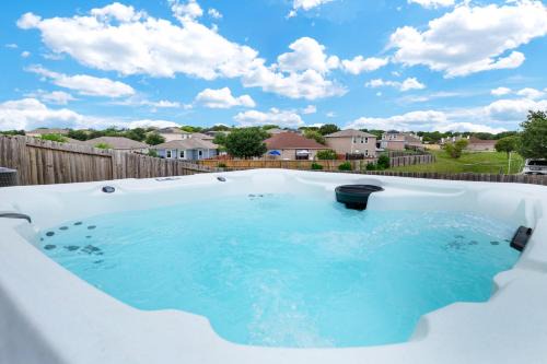 Hot Tub Escape Yard BBQ Multi Games Swing Set