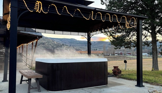 Hot Tub EV Views Games BBQ