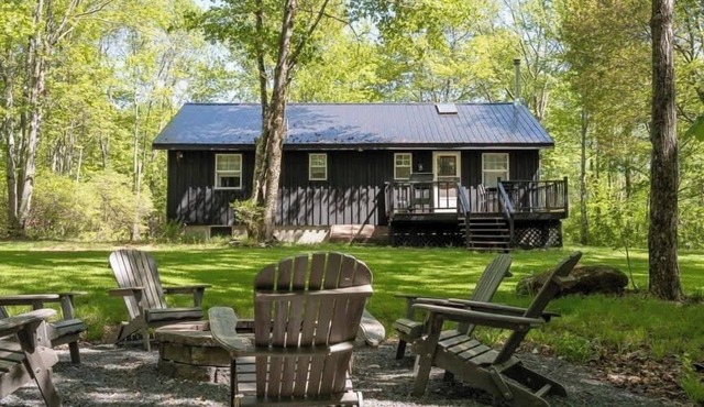 Hot Tub, Fire Pit, 5 Acre View | Rustic Chic Cabin