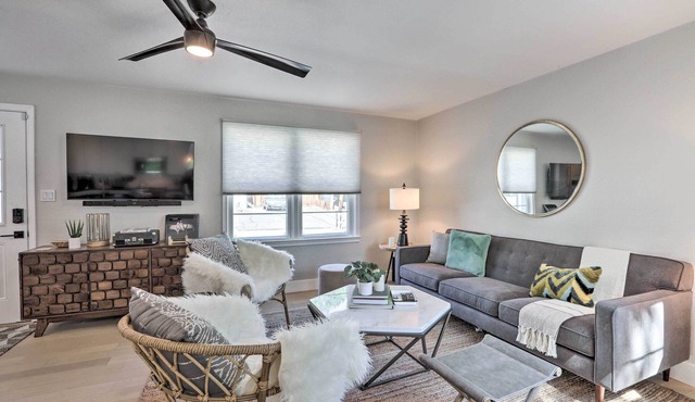 Hot Tub, Fire Pit: Midtown Reno Oasis!