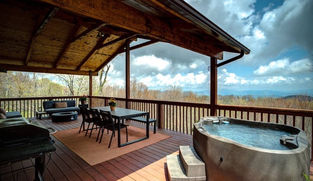 Hot Tub Firepit Views Deck Dog Friendly