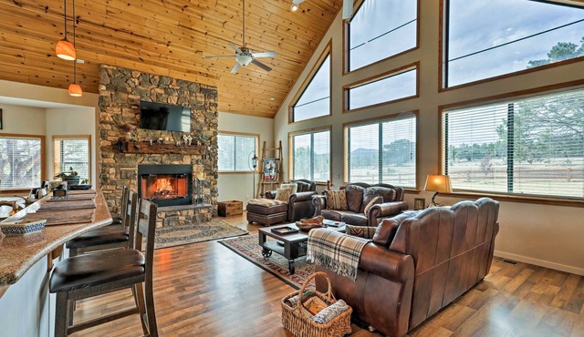 Hot Tub + Game Room! 30-Acre Vernon Retreat