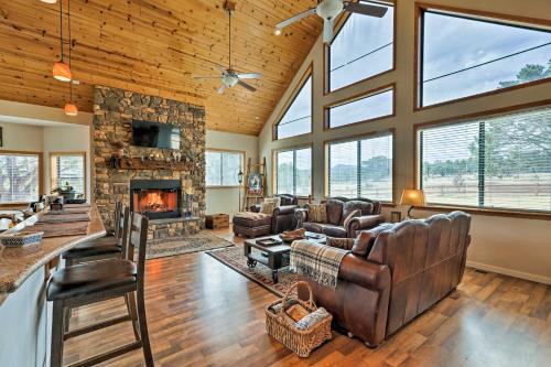 Hot Tub + Game Room! 30-Acre Vernon Retreat