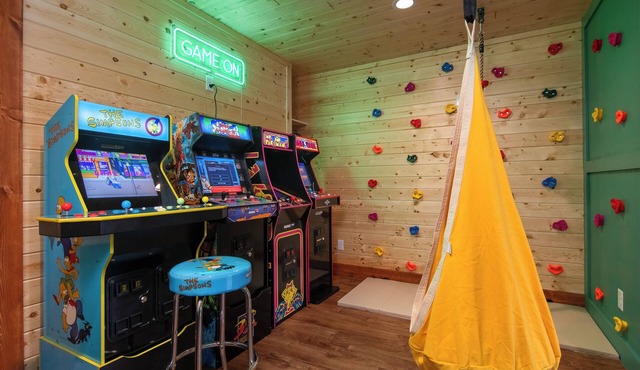 Hot Tub | Game Room | Adventure Loft | Wood Burning Fireplace