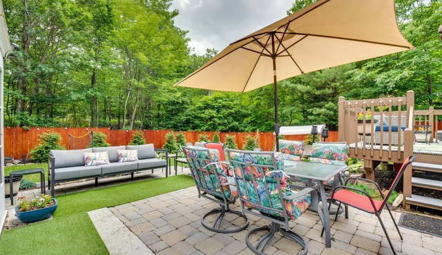 Hot Tub, Game Room & Fire Pit: Pocono Summit Home!