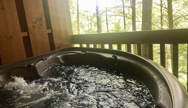 Hot Tub❅Gas Fireplace❅King Bed❅Secluded❅Community Pool❅Cozy - BEARADISE