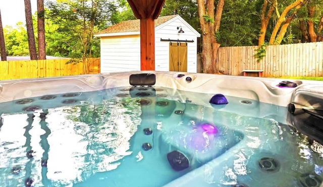 Hot Tub Hideaway for pets and family