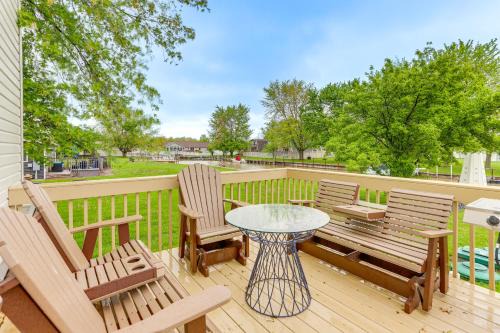 Hot Tub, Lake Access, and Dock Port Clinton Retreat
