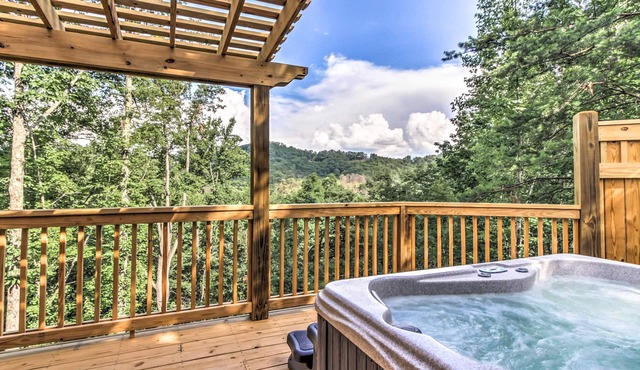 Hot Tub & Loft: Mountain-View Sevierville Cabin