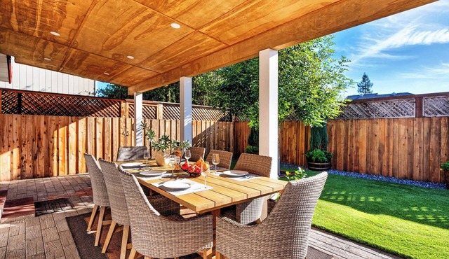 Hot Tub Oasis Near Sonoma Wineries Fire Pit BBQ