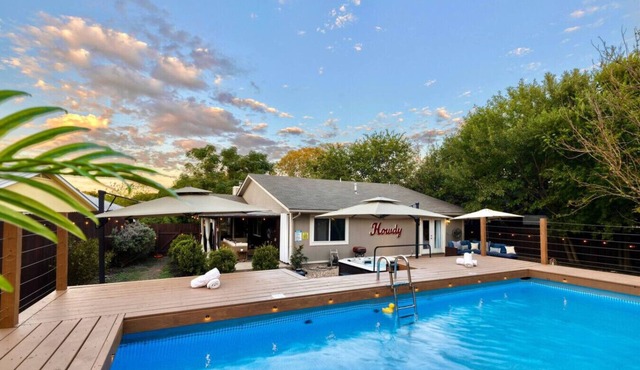 Hot Tub | Pool | Outdoor Movie Lounge | Spa Shower