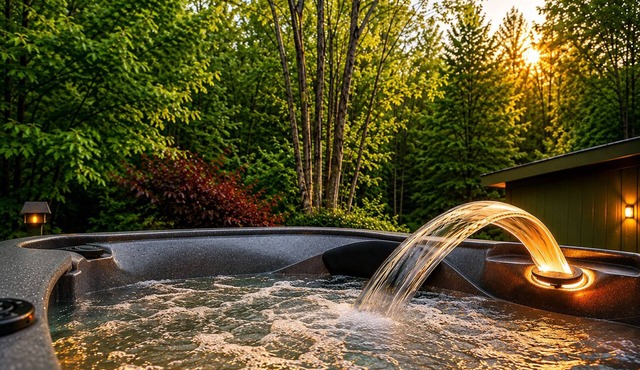 Hot Tub under Cherry Springs Dark Skies Firepit
