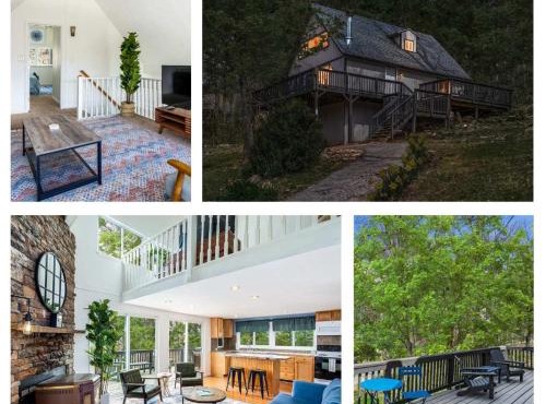 Hot Tub, Wraparound Deck, & WiFi at Chalet Cabin