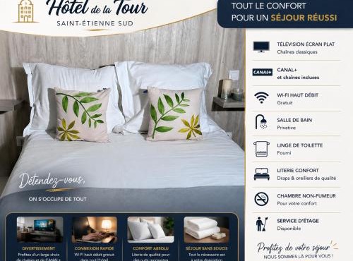 HOTEL De La Tour Saint Etienne SUD