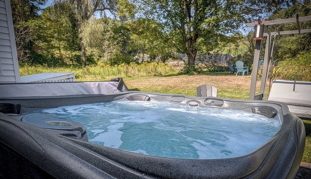HotTub FirePit Games Huge Backyard Family Friendly