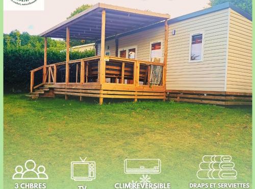 Houlgate- 216 - Mobilhome premium 6 personnes Camping 5 étoiles - Séjour Normandie - Paris Eure Gestion