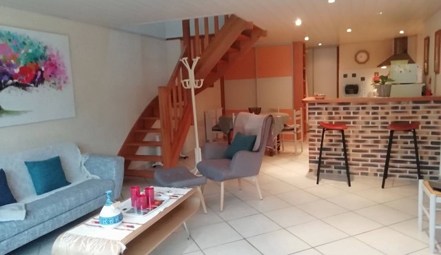 House in Breton village between land and sea