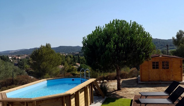 House ALL COMFORT, IMPRENABLE VIEW, no ViS à Vis, Private swimming pool