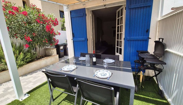 House, 1 bedroom, air-conditioned, close to the sea, all comforts