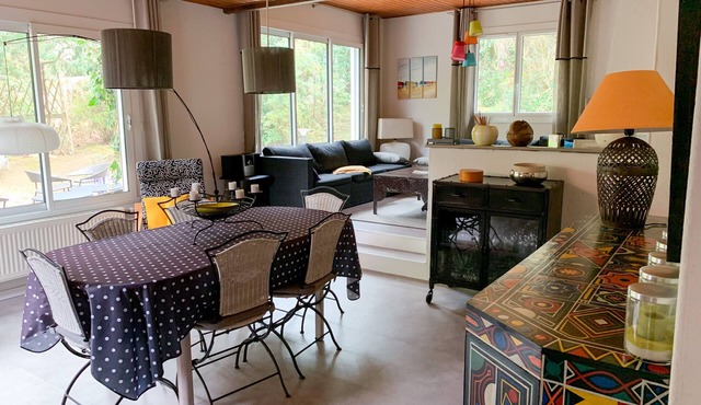 House 100m² in quiet private park with sea access