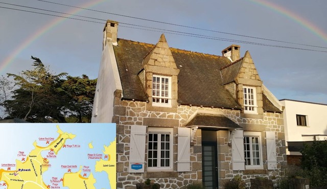 House 2-7 people, 150m from the beach Tregastel White Strike, Near Perros-Guirec