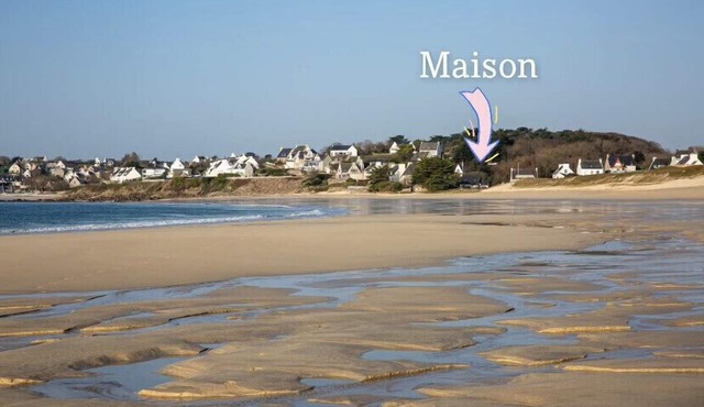 House 20 metres from the beach with sea view