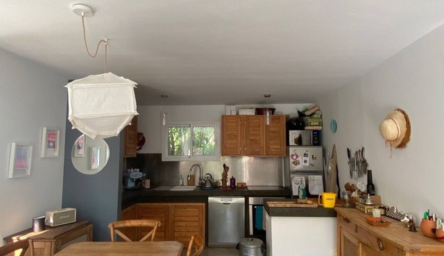 House 300 m from the beach, with very nice exterior