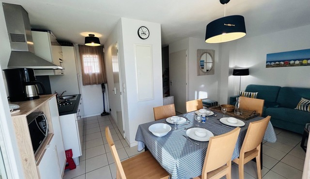 House 4/6 persons, terrace, in a quiet residence, free swimming pool access