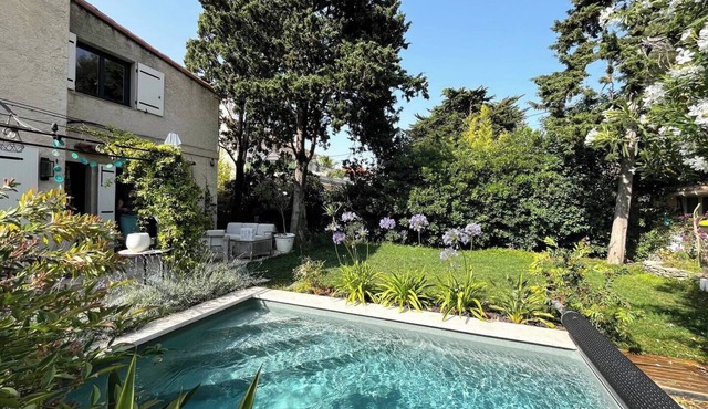 House 4 bedrooms Swimming pool Pétanque, 3 min from the sea