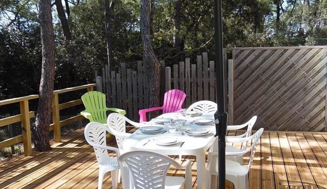 House 6/8 people, 100m from the beach, on the edge of Longeville's Forest