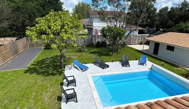 House 70m from the Bassin VILLA LAUNA GUJAN MESTRAS 4 STAR TOURIST FURNITURE