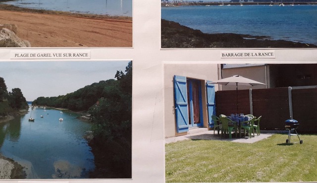 House 80 m² in a quiet area, 6 people, near the beach and edge of the Rance river