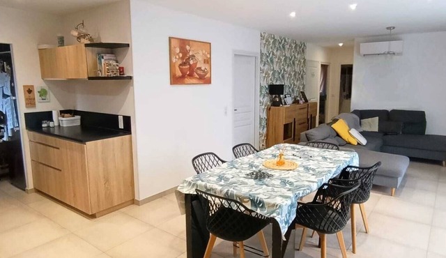 House 90m2. In the calm of Alata. 15 minutes from Ajaccio and the beaches