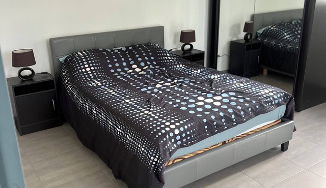 House a stone's throw from the base