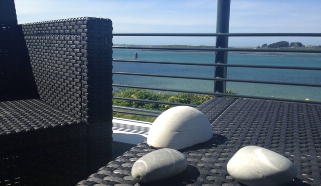 House and terrace with sea view in Aber Wrac'h