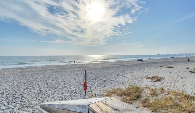 House at the Beach: Oceanfront Condo with Covered Porch and Community Pool
