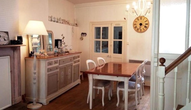 House at the foot of the castle of Fougeres