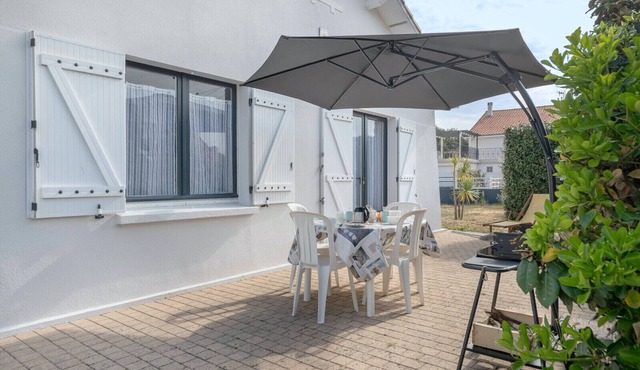 House avec jardin à 140m de la Plage