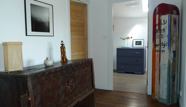 House between countryside and city