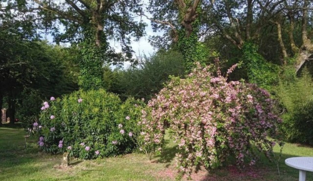 HOUSE BETWEEN LAND AND SEA. SOUTH BRITTANY