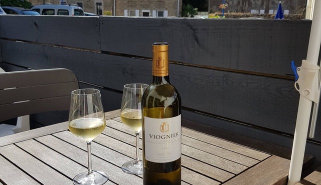 House, Central Village location, near cafe/boulangerie, 300m from coast.