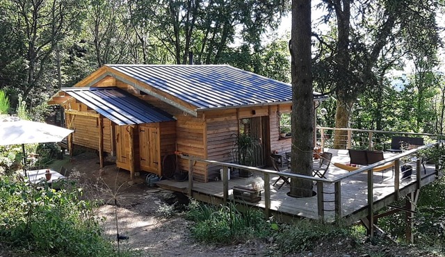 House Chalet isolated in the forest