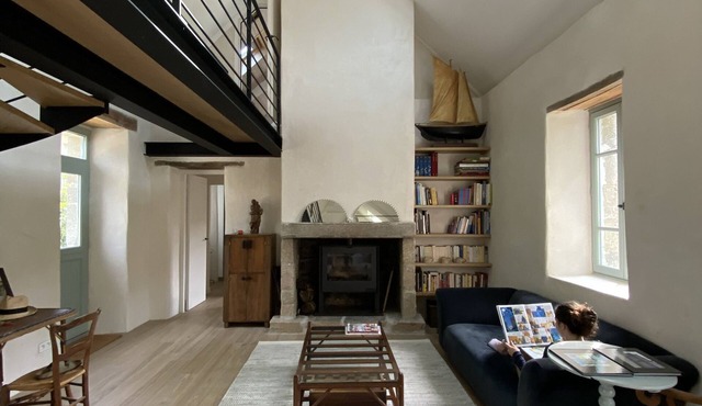 House chateau de Keran, private access slipway golfe du Morbihan