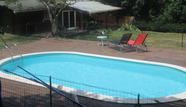 House climate with private pool at the foot of Albéres, Near the sea
