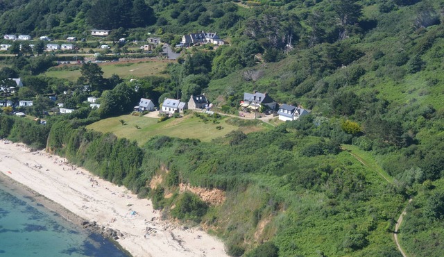 House direct access to the beach from the garden.